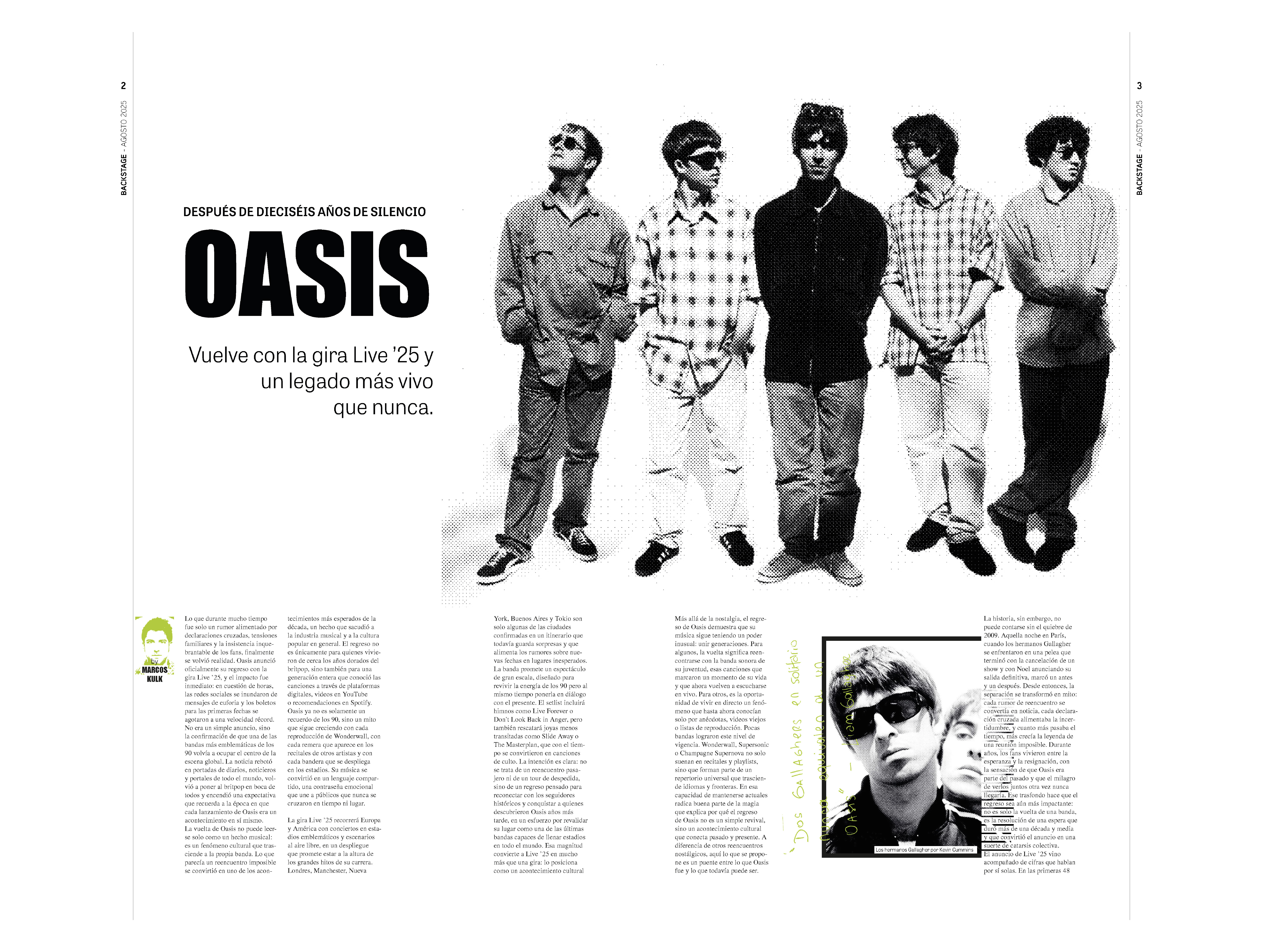 Diario de Oasis I Backstage Times
